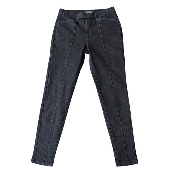 ModCloth Dark Blue Front Seam Bootcut Jeans Sz 6R EUC - Picture 2 of 5